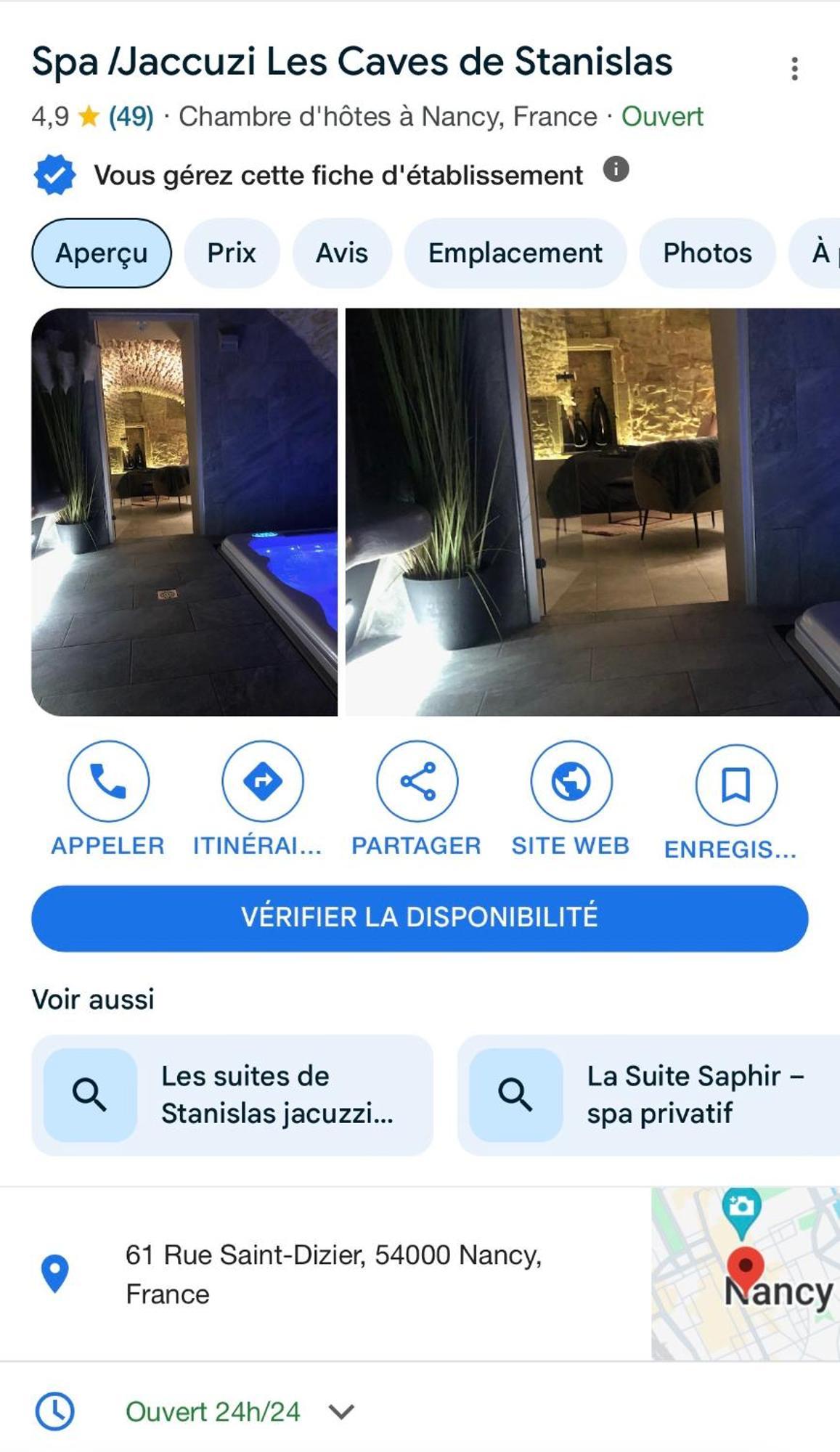 Jaccuzi & Spa Des Caves Stanislas Nancy Ngoại thất bức ảnh